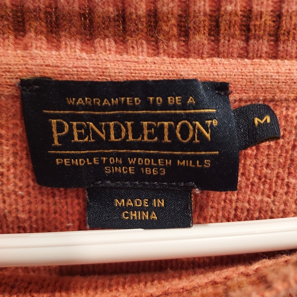 Pendleton Cotton Geometric Sweater - Picture 3 of 7